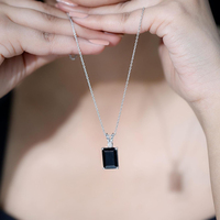 Collar Solitario con Diamante Cultivado en Laboratorio, Cadena Ajustable, Joyería Minimalista para un Lujo Discreto Diario y para Combinar en Capas