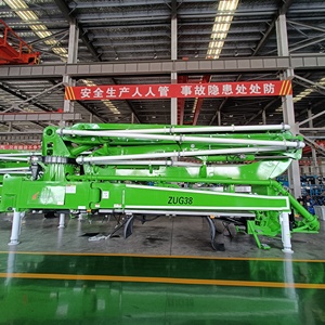 China Factory JIUHE High Efficiency Diesel Engine Concrete Boom Pump 33m Boom 90m3/h Productivity CE Certified Chassis Truck - Product Image 4