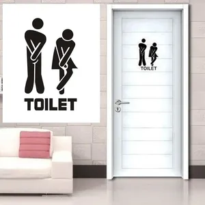 Stickers muraux et <span class=keywords><strong>porte</strong></span> <span class=keywords><strong>de</strong></span> <span class=keywords><strong>toilette</strong></span>, décoration <span class=keywords><strong>de</strong></span> salle <span class=keywords><strong>de</strong></span> bains, décalcomanies imperméables, affiche <span class=keywords><strong>de</strong></span> papier peint en vinyle, décoration <span class=keywords><strong>de</strong></span> la maison - Product Image 5