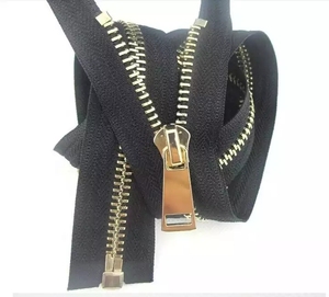 Lanke rol ritsleting logam N5 ritsleting logam dua sisi ritsleting logam perak Y gigi No. 5 mantel celana jaket ritsleting - Product Image 2