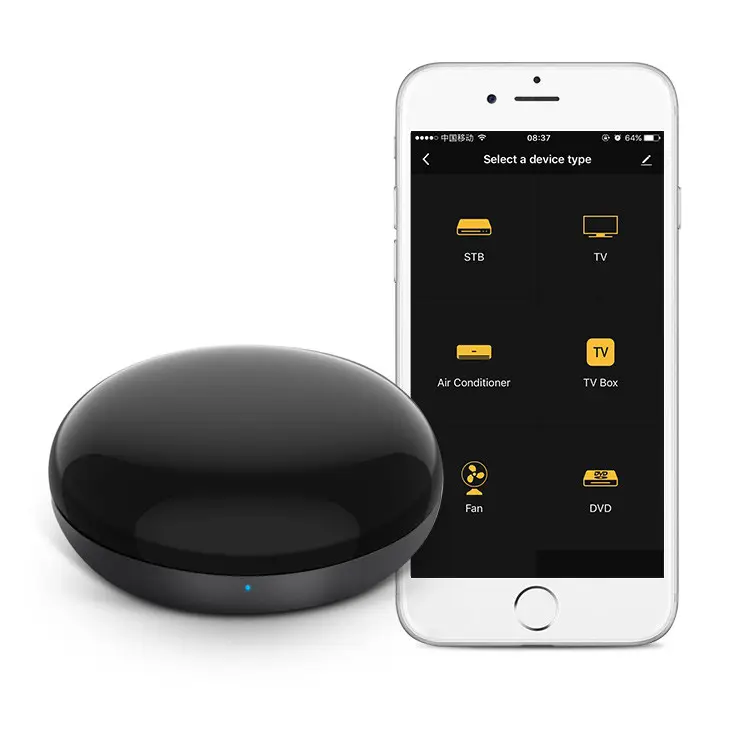 Alexa Google Home Voice Tuya Smart Home IoT Terminal 2.4G Wireless IR Universal TV Audio Remote Controller