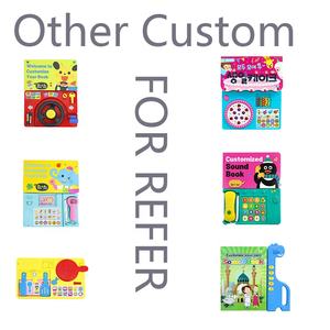 Çocuklar kişiselleştirilmiş ses hikaye kitabı basın oynamak için özel sayfa içeriği ses erken öğrenme eğitici oyuncak - Product Image 6