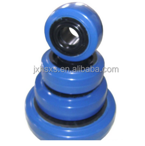 8 inç çim biçme makinesi plastik tekerlek market arabası - Product Image 3