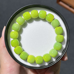 สร้อยข้อมือผีเสื้อธรรมชาติสีขาวหยกรากโพธิ์ลูกปัดโย<span class=keywords><strong>น</strong></span>แบบไล่ระดับสีม่วงที่หายาก - Product Image 3