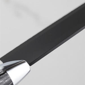 Ensemble de couteaux de chef professionnel <span class=keywords><strong>6</strong></span> pièces poignée en PP noir lames en acier inoxydable couteaux à viande tranchants cuisson marbrure revêtement antiadhésif - Product Image 5