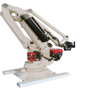 Pommes de terre pommes oranges oignons légumes fruits cadre boîte carton emballage bras robot palettisation machine palettiseur automatique - Product Image 4