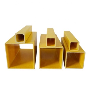 ท่อไฟเบอร์กลาสทรงสี่เหลี่ยมแบบพัลทรูชั่น GRP FRP ลดราคาพิเศษ - Product Image 1