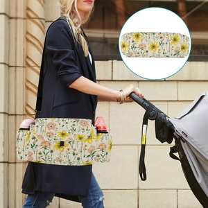 2024 Custom Print Waterproof Polyester Travel <b>Backpack</b> Mommy Insulated Bottle Holder <b>Kids</b> Hanging Storage Bags Baby Diaper Bag - Product Image 6