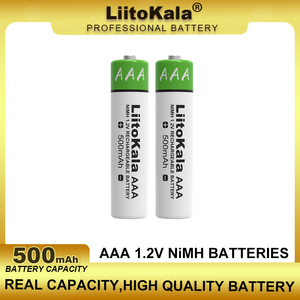 <span class=keywords><strong>LiitoKala</strong></span> <span class=keywords><strong>Lii</strong></span>-AAA NIMH 500MAh แบตเตอรี่แบบชาร์จไฟ1.2V Li Ion AAA ปุ่มด้านบนแบตเตอรี่สำหรับของเล่น - Product Image 6