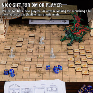 Jeu de table Jetons Fantasy Hero et <span class=keywords><strong>Monster</strong></span> Token Ensemble de 112 pièces Parfait pour Donjons & Dragons et Pathfinder - Product Image 6