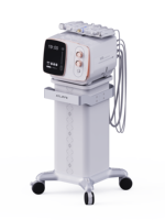 Máquina de Hidrodermoabrasión de Alta Frecuencia con Vibración, Modo Seco y Húmedo, para Aclarar la Piel, Eliminar Células Muertas y Colágeno, para Centro de Belleza