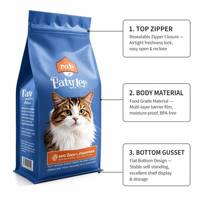 YOUYI Sachet Doypack Personnalisé pour Aliments pour Animaux, 4 couches, en Feuille d'Aluminium, Fermeture Zip Refermable, 2lb, pour Grands Chiens, Qualité Alimentaire, Sans BPA