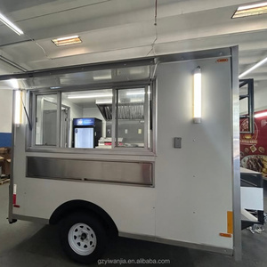 Meilleures ventes : Food truck mobile unique YWJ-FT01, remorquable, avec friteuse et poste de cuisson pour pizzas et confiseries, idéal pour la restauration rapide et les événements. - Product Image 4
