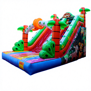 Gran castillo inflable hinchable con gorila con aire para parque <span class=keywords><strong>de</strong></span> juegos para niños - Product Image 3