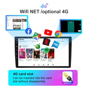 Phổ DSP 10.1 inch 1 DIN Android Máy nghe nhạc xe stereor đài phát thanh GPS navigation Xe Video Carplay - Product Image 6