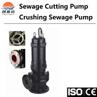 Pompe submersible anti-colmatage intégrée pour relevage des eaux usées, traitement des eaux usées municipales et industrielles