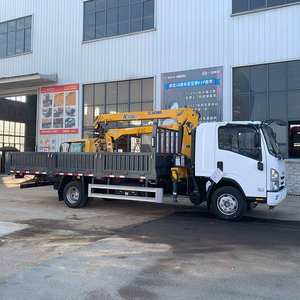 ผู้ส่งออกมืออาชีพจากจีน ISUZ 700P 4X2 รถเครนขนาดเล็ก SQS125 5 ตัน 4 บูม แบบเทเลสโคปิก สำหรับตลาดรัสเซีย - Product Image 4
