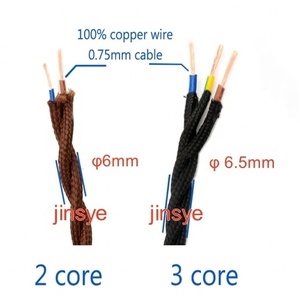 3 lõi ul2025 cấp giấy chứng nhận Vàng/Nâu/Xanh/Xám/trắng/đen vải vải bao phủ điện dây cáp xoắn dây - Product Image 4