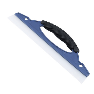 Car <b>Cleaning</b> Silicone Squeegee Blue Tpr Handle D Type <b>Scraper</b> Window Cleaner Tool - Product Image 2