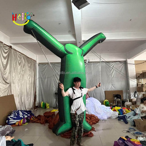 ชุดแฟนซีเป่าลมเดินได้ รุ่นยอดนิยม <span class=keywords><strong>HI</strong></span> INFLATABLE สีเขียว ขนาด 4-6 ฟุต พร้อมพัดลมในตัว - Product Image 6