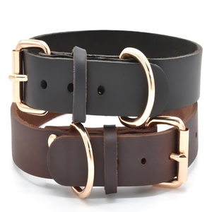 <span class=keywords><strong>Collar</strong></span> de Perro Ajustable de Cuero PU de Lujo con Hebilla de Metal y Anillo en D, Estilo Moderno y Simple, <span class=keywords><strong>Collar</strong></span> de Entrenamiento para Perros y Gatos - Product Image 1