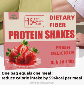 Boissons solides protéinées saveur fraise, substituts de repas, nutrition, régime, perte de <span class=keywords><strong>poids</strong></span>, jus en poudre amincissant - Product Image 2