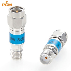 Atenuador Fijo de 3dB, SMA Macho a SMA Hembra, Pasivado, 2W, 50 ohmios, 6GHz, para Generador de Señales RF, Antena, VNA, USRP, HackRF, <span class=keywords><strong>RTL</strong></span>-<span class=keywords><strong>SDR</strong></span> - Product Image 1