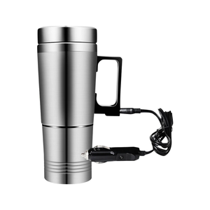 แก้วน้ำร้อนไฟฟ้าในรถยนต์ กาต้มน้ำไฟฟ้าสำหรับเดินทาง แก้วกาแฟอุ่นร้อนในรถยนต์ กาต้มน้ำร้อน 12V 24V ใช้กับที่จุดบุหรี่ในรถยนต์ - Product Image 5