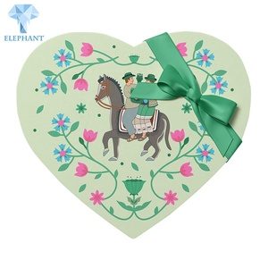 Luxury Printing Birthday Wedding Suprising Paper Cardboard <b>Heart</b> Chocolate Gift <b>Box</b> - Product Image 2