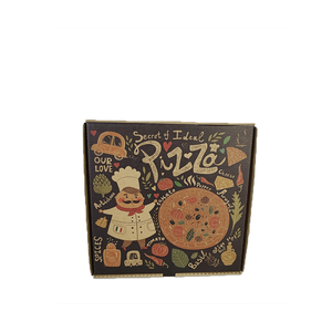 Cajas de pizza de cartón corrugado a precio de mayorista con impresión de logotipo, nuevo diseño de caja de pizza para negocios de comida rápida - Product Image 2