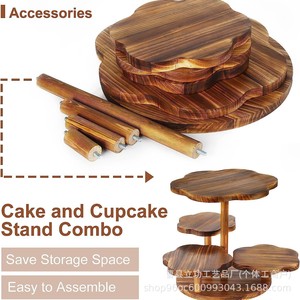Estante de exhibición de madera maciza de 4 niveles multifuncional para plantas y decoración de interiores - Product Image 5