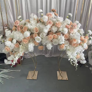 Hermosos Centros de Mesa de Flores Artificiales de Seda en Color Durazno para Decoraciones de Mesa de Boda, San Valentín y Acción de Gracias - Product Image 3