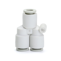 KQ2U Régulateur de silencieux de soupape d'air en plastique pneumatique de 8mm Application industrielle Raccords de filetage de condition pour tube de tuyau