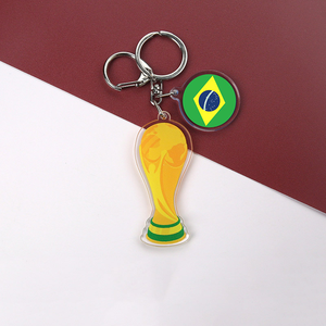 Chuangdong - Accesorios de Moda para Fanáticos del Fútbol, Regalo de Acero Inoxidable, Goma y Poliéster, Abrebotellas, Trofeo, Llavero con Diseño de Camiseta - Product Image 5