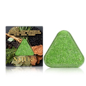 <span class=keywords><strong>Savon</strong></span> capillaire artisanal nourrissant et nettoyant en profondeur, à base de riz, de Polygonum Multiflorum et de Ganoderma Lucidum <span class=keywords><strong>noir</strong></span>, biologique, 120g, en gros - Product Image 6