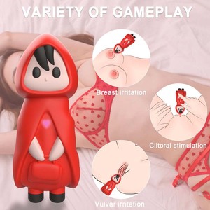 Nueva generación femenina 10 velocidades coqueteo vibración Mini muñeca Linda Caperucita Roja vibrador - Product Image 4