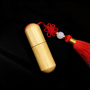 Botellas de <span class=keywords><strong>Perfume</strong></span> de Bambú de 2ml, 3ml y 5ml, Botellas de Fragancia con Rodillo de Bambú, Botellas de Aceite Esencial con Nudo Chino - Product Image 3