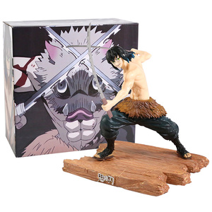 Figura de Anime HESPER de 28 cm con Dos Cabezas, Demon Slayer <span class=keywords><strong>Kimetsu</strong></span> No Yaiba, Hashibira Inosuke, Figuras de Acción de <span class=keywords><strong>Manga</strong></span>, Juguetes de PVC - Product Image 1