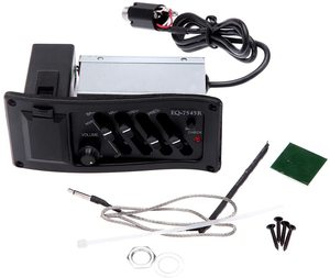 批发EQ 7545R吉他前置放大器拾音器4波段吉他声学Eq，输出6.5毫米 - Product Image 1