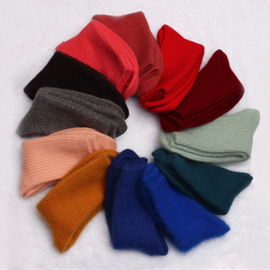 Women's Super Warm Winter <strong>Socks</strong> Thick Cozy Rabbit <strong>Wool</strong> and Cashmere Crew Length Wholesale Daily Use Fluffy <strong>Socks</strong> - Product Image 3