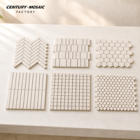 Centurymosaic Moleanos Beige Limestone Mosaic Tile Natural Stone Wall Floor Kitchen Backsplash Bathroom Shower Project Decor