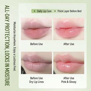 LAOLISHI-Baume à Lèvres Hydratant Hydratant, Anti-Craquelure, Dessalant, Exfoliant, Ondulation, Blanc, Paquet Unique - Product Image 5