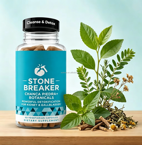 Cápsulas <span class=keywords><strong>Chanca</strong></span> <span class=keywords><strong>Piedra</strong></span> Stone Breaker 600mg, Suplemento Natural para el Soporte de Riñones y Vesícula Biliar, Fórmula Vegetariana para <span class=keywords><strong>la</strong></span> Desintoxicación - Product Image 1