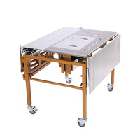 Scie à table coulissante Zhongshan JZY JT-9D pour le travail du bois, scie composite sans poussière, scie à table élévatrice, scie à bois