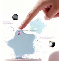 Flacon pulvérisateur en PP en forme d'étoile 50ml 100ml, logo personnalisé, rechargeable, distributeur de brume, emballage cosmétique, parfum, voyage, vente en gros