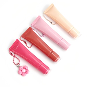 MLM Custom 15ml Empty <b>Plastic</b> Lip Balm <b>Tube</b> with Screw Cap Soft Packaging Lipgloss Soft Squeeze <b>Tubes</b> with Charms - Product Image 3