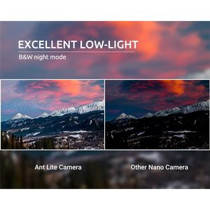 Cámara Caddx Ant Lite 1200TVL FPV para Drones de carreras 1 \/3 \ "CMOS Sensor Global WDR 1,8mm Lente Ultraligero Nano 4:3 \/16:9 Micro - Product Image 6