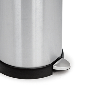 <span class=keywords><strong>Poubelle</strong></span> à pédale <span class=keywords><strong>ronde</strong></span> en acier inoxydable avec <span class=keywords><strong>couvercle</strong></span>, design classique - Product Image 5