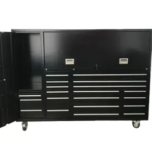 خزانة أدواب صينية سوداء اللون مخصصة حسب الطلب من المصنع صندوق أدواب خازن للبيع