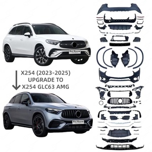 Kit de carrosserie de vente chaude pour <span class=keywords><strong>Mercedes</strong></span> <span class=keywords><strong>Benz</strong></span> <span class=keywords><strong>GLC</strong></span> coupé X254 2023 2024 2025 passage au modèle GLC63 <span class=keywords><strong>AMG</strong></span> avec pare-chocs avant et arrière - Product Image 1
